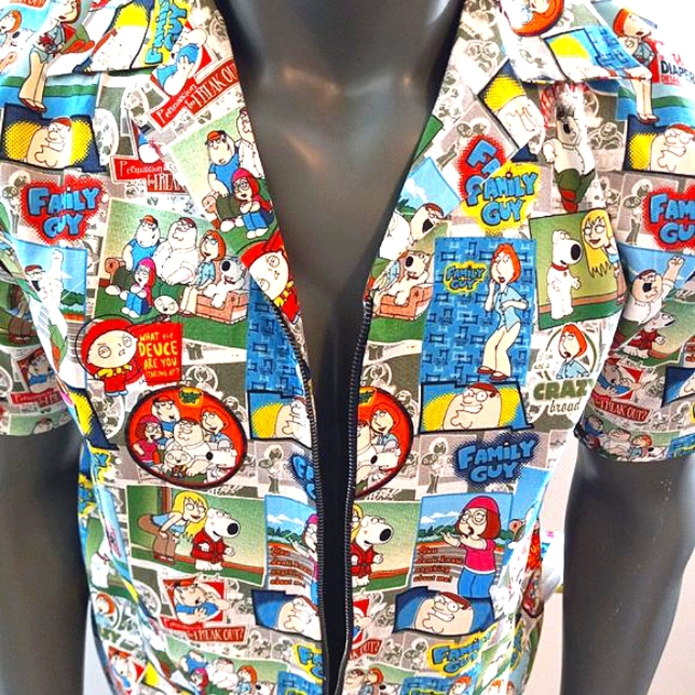 Handmade Family Guy Cartoon Shirt - Picture 5 of 13